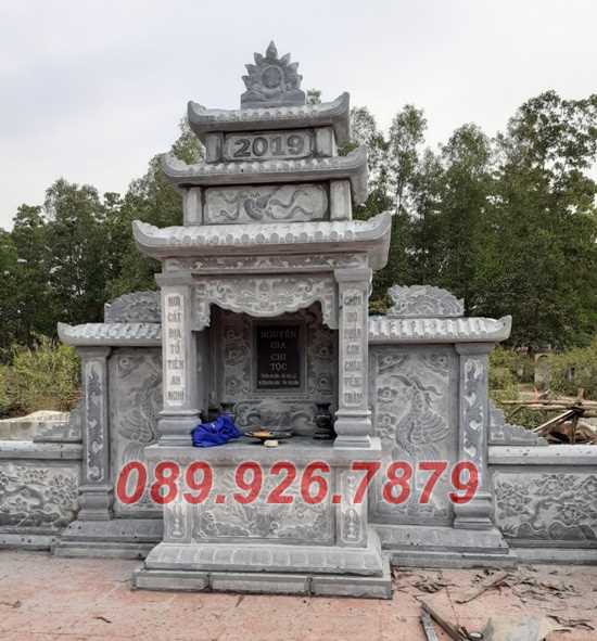Mẫu lăng thờ ông bà cha mẹ dòng họ gia tộc bằng đá đẹp tại Vũng Tàu