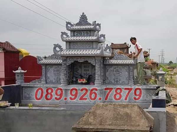 Mẫu lăng mộ gia tộc bằng đá xanh đẹp bán Đồng Nai - Tư vấn xây lăng