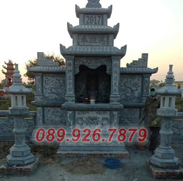 Mẫu lăng mộ gia tộc bằng đá xanh đẹp bán Đồng Nai - Tư vấn xây lăng