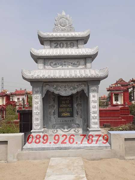 Mẫu lăng thờ bằng đá đẹp bán Vũng Tàu - Kỷ dài củng thờ đá gia tộc