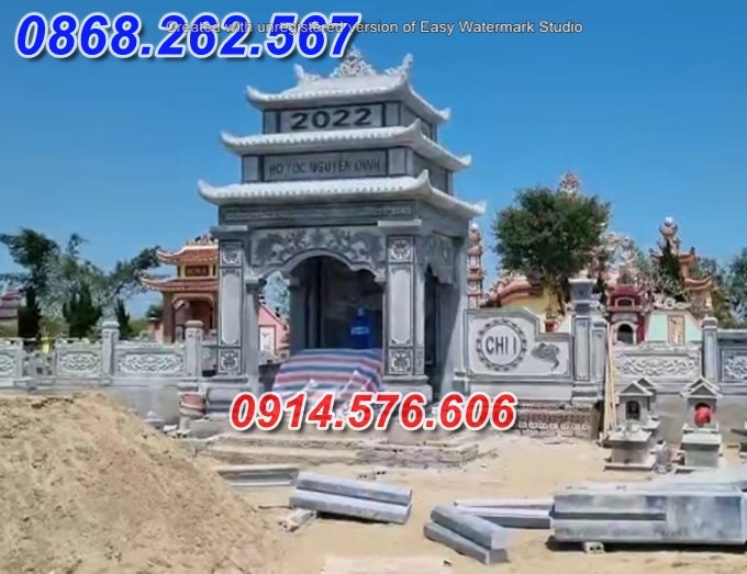 mẫu mộ đá đẹp bán yên bái, 23 lăng mộ đá đơn giản giá rẻ