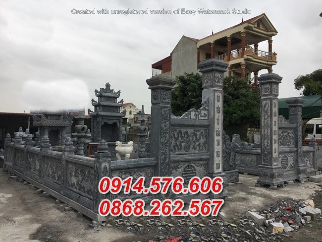 mẫu 46 lăng mộ đá một mái bán bình phước tự nhiên nguyên khối