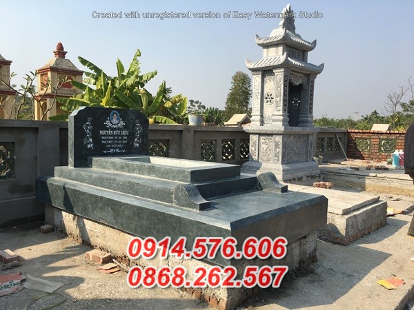 mẫu 46 lăng mộ đá một mái bán bình phước tự nhiên nguyên khối