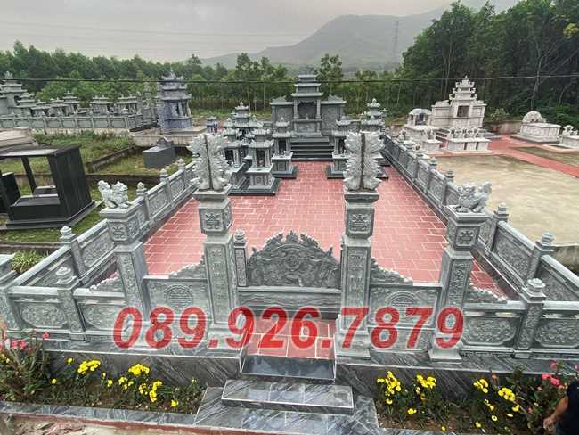Lăng mộ đá - Mẫu lăng mộ bằng đá đẹp Cà Mau - Nhà mồ đá đẹp