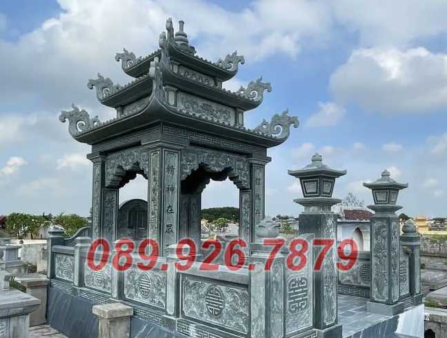 Lăng mộ đá - Mẫu lăng mộ bằng đá đẹp Cà Mau - Nhà mồ đá đẹp