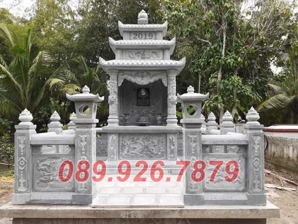 Lăng mộ ông bà - Mẫu lăng mộ gia tộc bằng đá xanh bán Phú Yên