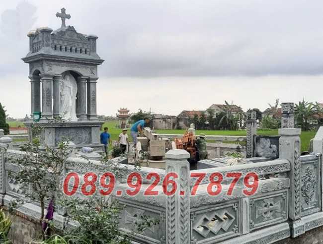 Lăng mộ đá -  Mẫu lăng mộ bằng đá đẹp bán Khánh Hòa - Nhà mồ đá đẹp