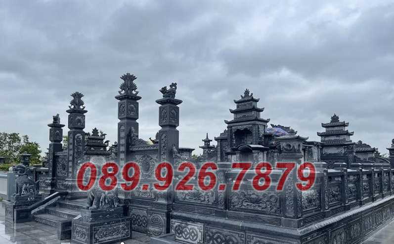 Mãu lăng mộ dòng họ bằng đá xanh bán An Giang - Cơ sở xây lăng mộ đá