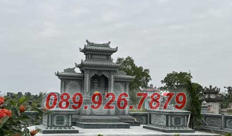 Mẫu lăng mộ dòng họ bằng đá xanh bán Bến Tre - Tư vấn xây lăng mộ đá
