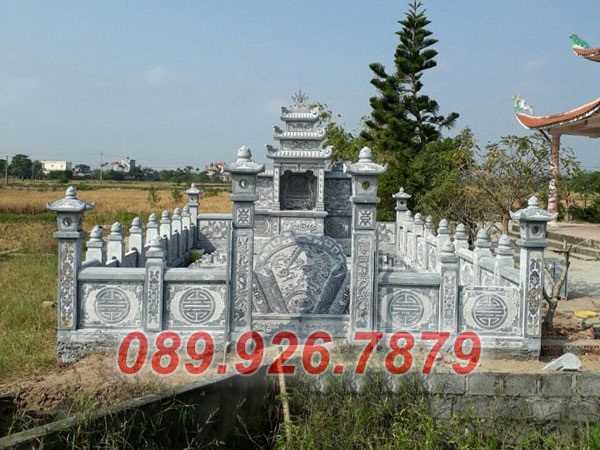Mẫu lăng mộ dòng họ bằng đá xanh bán Bến Tre - Tư vấn xây lăng mộ đá