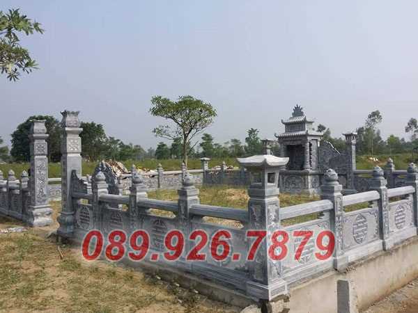 Mẫu lăng mộ dòng họ bằng đá xanh bán Bến Tre - Tư vấn xây lăng mộ đá