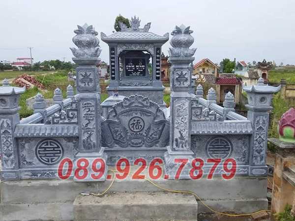 Mẫu lăng mộ gia tộc bằng đá xanh bán Bình Phước - Địa chỉ bán lăng mộ