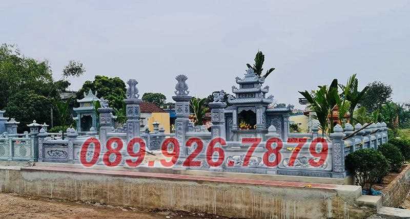 Mẫu lăng mộ dòng họ bằng đá bán Cà Mau - Tư vấn xây lăng mộ đá đúng