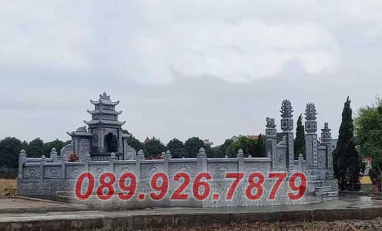 Mẫu lăng mộ gia tộc bằng đá xanh bán Hậu Giang - lăng mộ hung táng