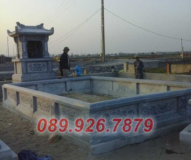 Mẫu lăng mộ dòng họ bằng đá xanh bán Cần Thơ - Tư vấn xây lăng mộ đá