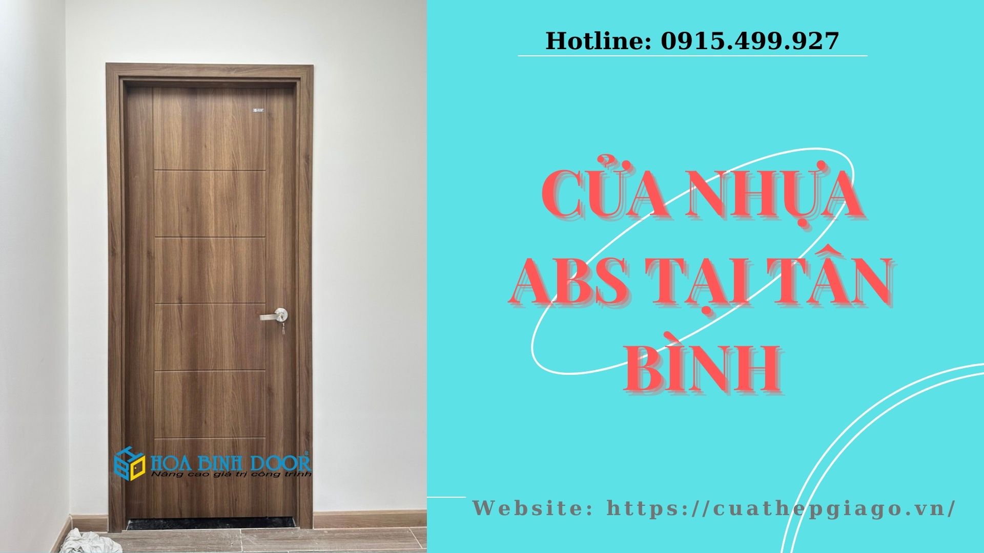 Cửa nhựa ABS tại Tân Bình - Cửa nhựa Hàn Quốc