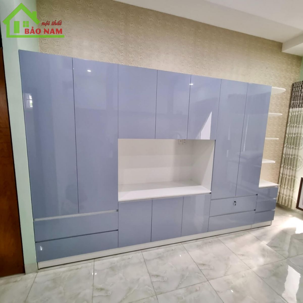 Tủ quần áo cánh acrylic an cường hiện đại, giá rẻ