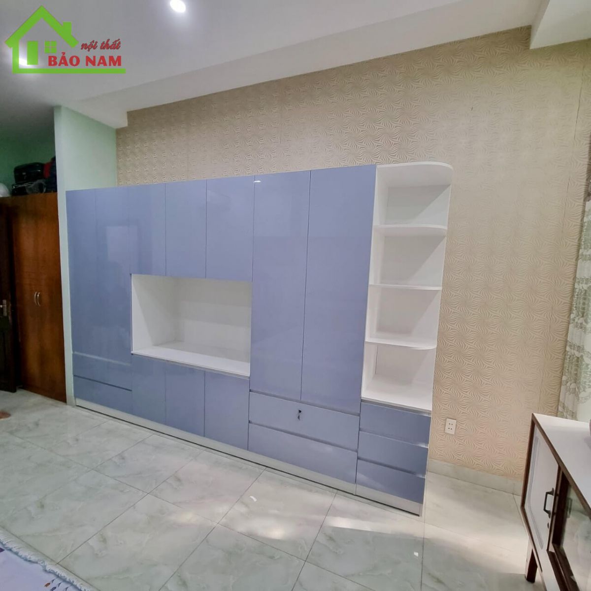 Tủ quần áo cánh acrylic an cường hiện đại, giá rẻ