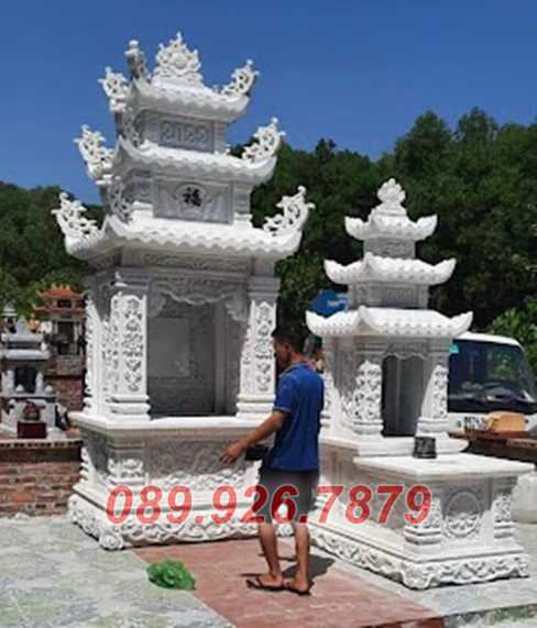 Miếu thờ thần linh - Mẫu miếu thờ đá để tro cốt ông bà bán Hậu Giang