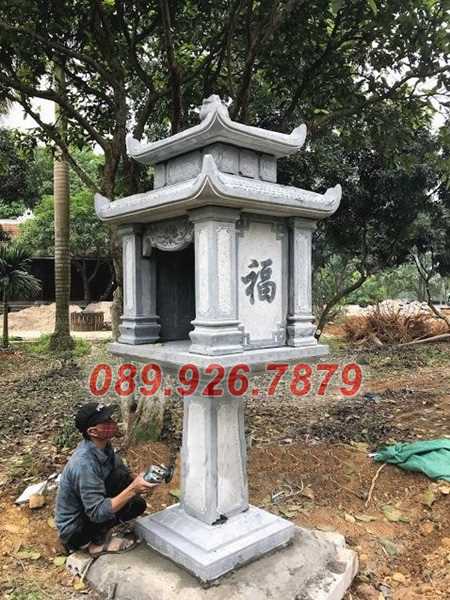 Mẫu am thờ thần linh có mái che bằng đá xanh đẹp bán Hồ Chí Minh