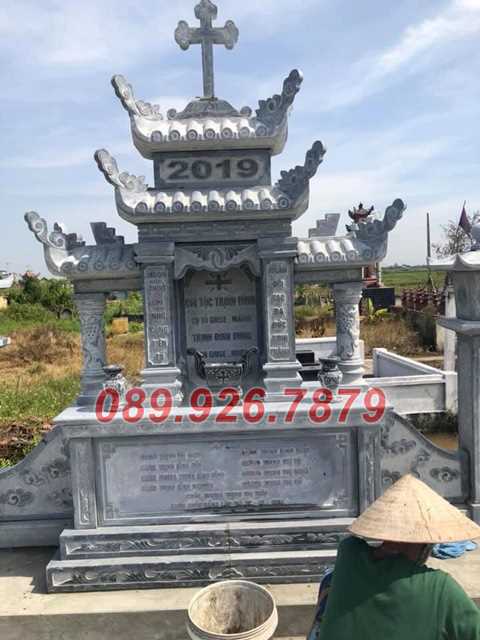 Miếu thờ thần linh - Mẫu miếu thờ đá để tro cốt ông bà bán Hậu Giang