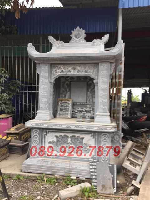Miếu thờ thần linh - Mẫu miếu thờ đá để tro cốt ông bà bán Hậu Giang