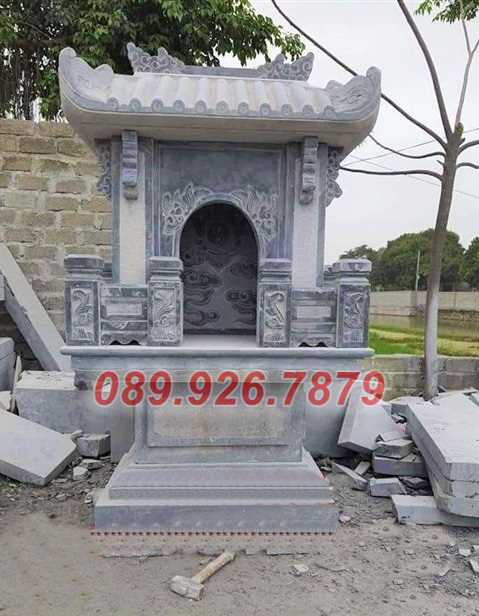 Mẫu am thờ thần linh có mái che bằng đá xanh đẹp bán Hồ Chí Minh