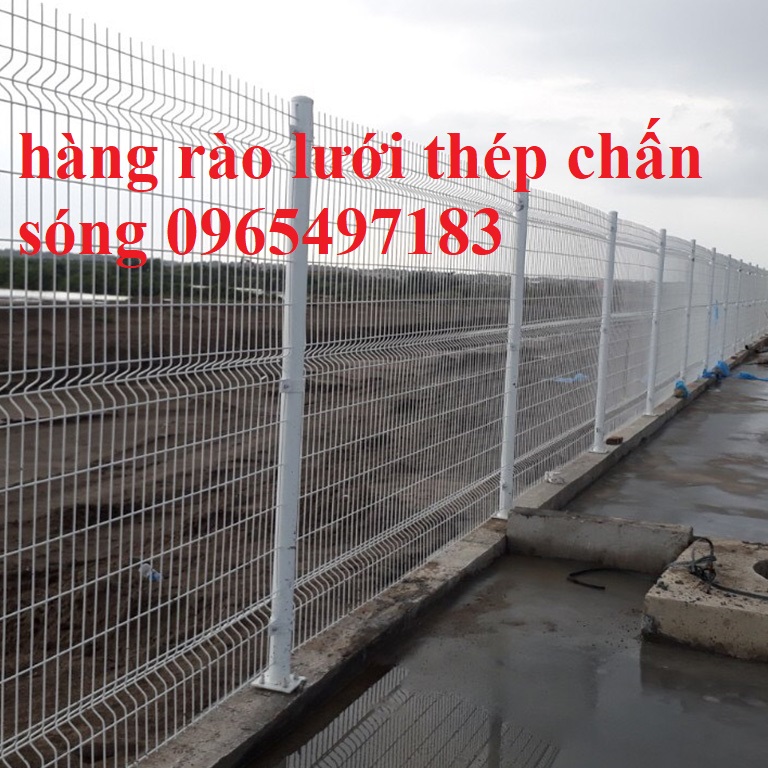 Lưới thép hàng rào phi 5 chấn sóng mạ kẽm nhúng nóng, sơn tĩnh điện