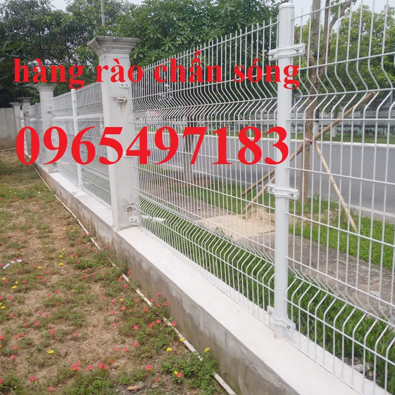 Lưới thép hàng rào phi 5 chấn sóng mạ kẽm nhúng nóng, sơn tĩnh điện