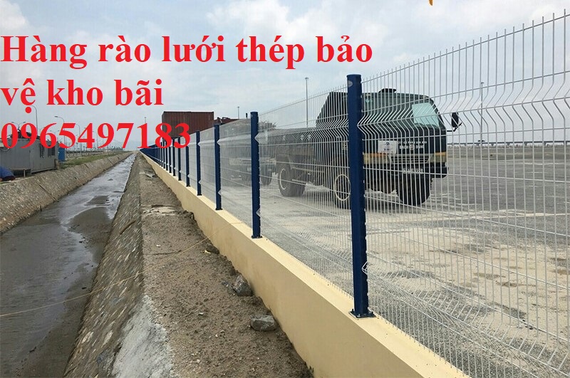 Lưới thép hàng rào phi 5 chấn sóng mạ kẽm nhúng nóng, sơn tĩnh điện