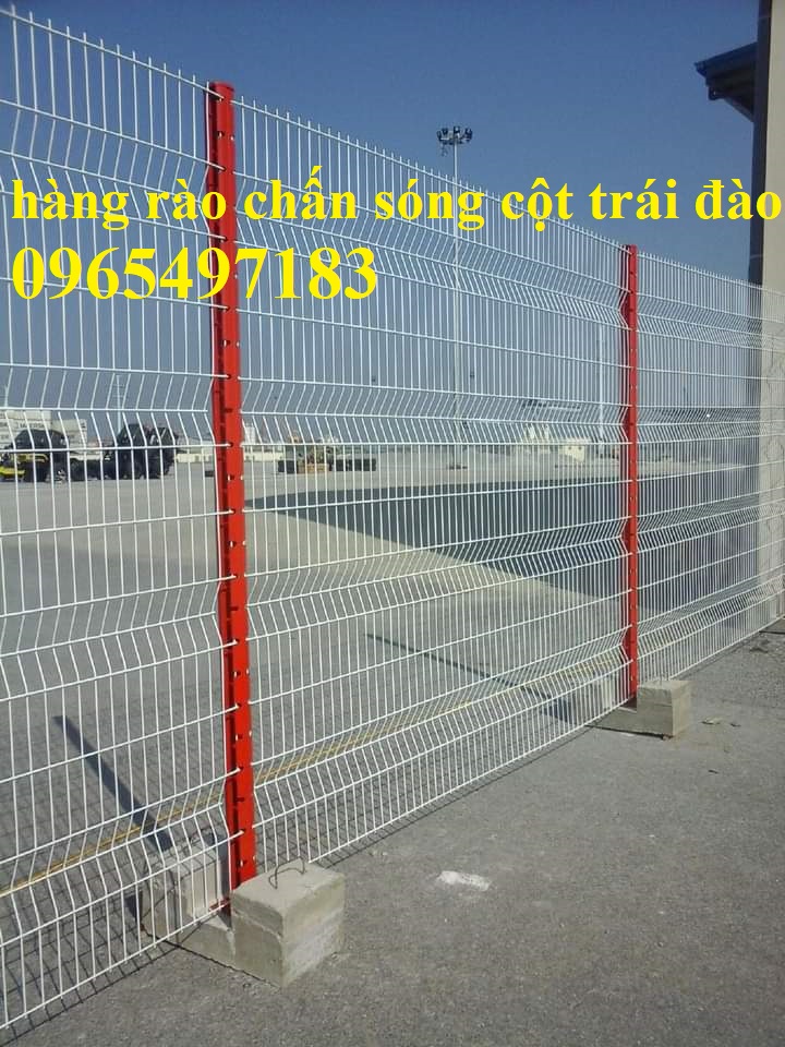 Lưới thép hàng rào phi 5 chấn sóng mạ kẽm nhúng nóng, sơn tĩnh điện