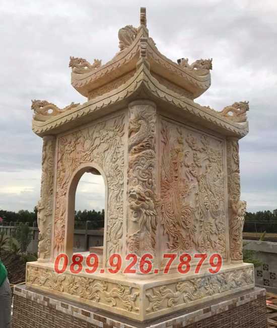 Miếu thờ thần linh - Mẫu miếu thờ đá để tro cốt ông bà bán Vũng Tàu