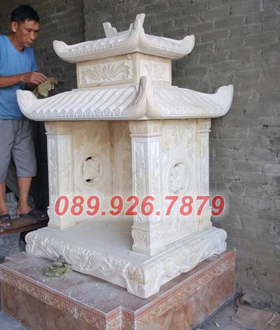 Miếu thờ thần linh - Mẫu miếu thờ đá để tro cốt ông bà bán Vũng Tàu