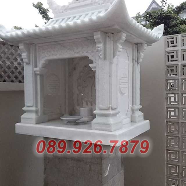 Miếu thờ thần linh - Mẫu miếu thờ đá để tro cốt ông bà bán Vũng Tàu