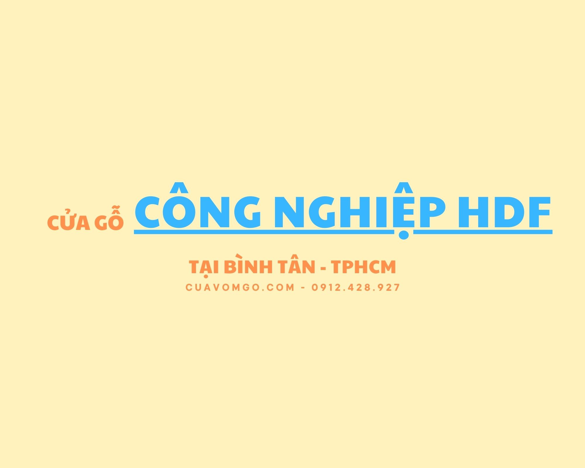 Cửa gỗ HDF tại Bình Tân  Cửa gỗ công nghiệp giá rẻ