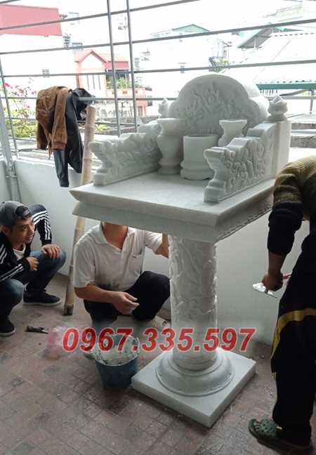 Cây hương đá - Mẫu bàn thờ thiên ngoài trời bằng đá bán Bến Tre