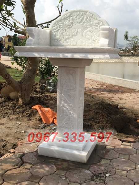 Bàn thờ thiên - Mẫu cây hương thờ ông thiên bằng đá đẹp bán Kon Tum
