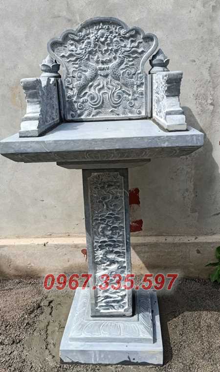 Bàn thờ thiên - Mẫu cây hương thờ ông thiên bằng đá đẹp bán Kon Tum