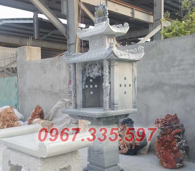 Cây hương đá - Mẫu bàn thờ ông thiên bằng đá đẹp bán Bình Thuận