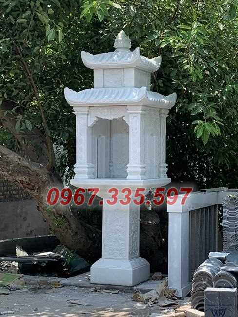 Cây hương đá - Mẫu bàn thờ ông thiên bằng đá đẹp bán Bình Định- Miếu