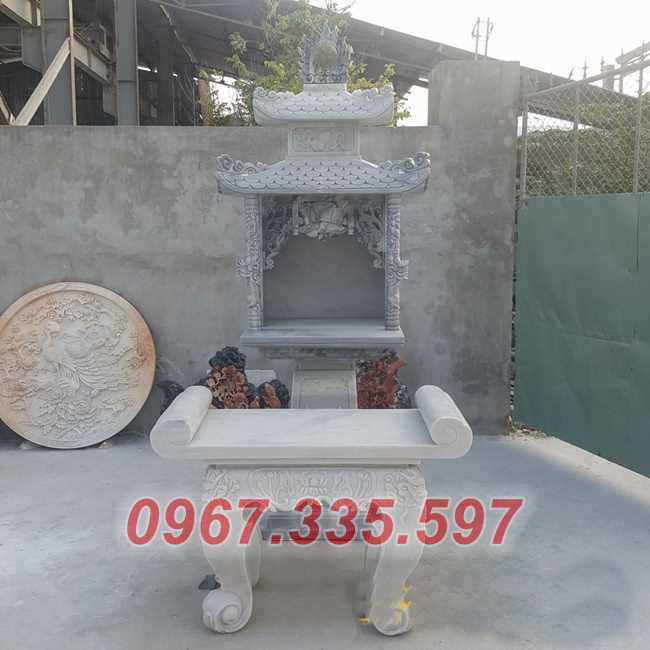 Cây hương đá - Mẫu bàn thờ ông thiên bằng đá bán SG Hồ Chí Minh