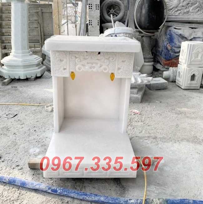Cây hương đá - Mẫu bàn thờ ông thiên bằng đá bán SG Hồ Chí Minh