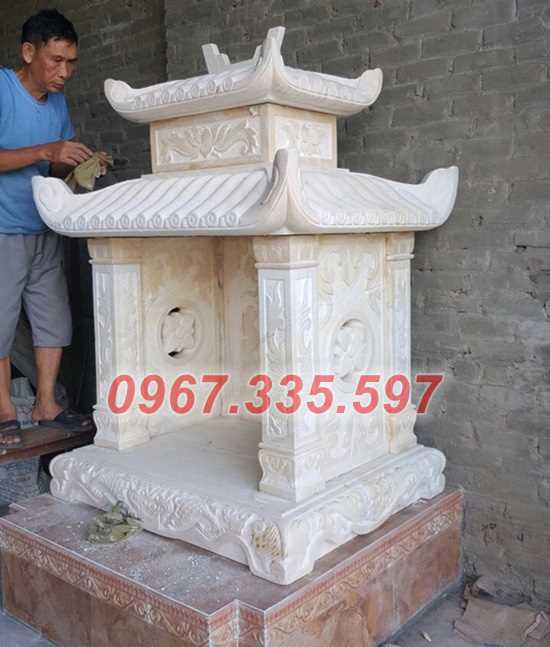 Cây hương đá - Mẫu bàn thờ ông thiên bằng đá bán SG Hồ Chí Minh