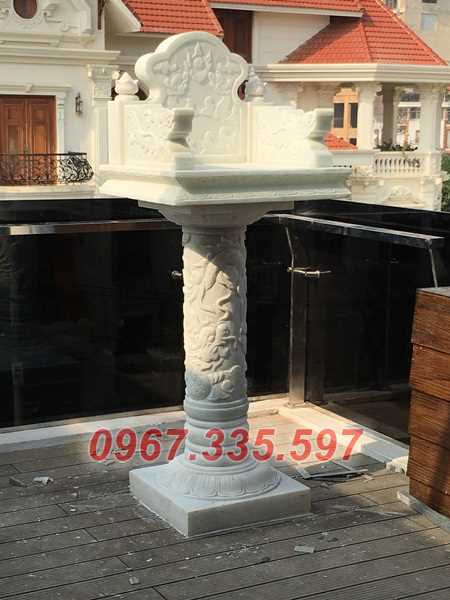 Cây hương đá - Mẫu bàn thờ ông thiên bằng đá bán SG Hồ Chí Minh
