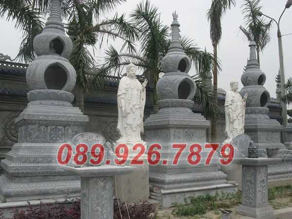 Tháp mộ đá - Mẫu mộ tháp đá lục giác để tro cốt ông bà bán Đồng Tháp