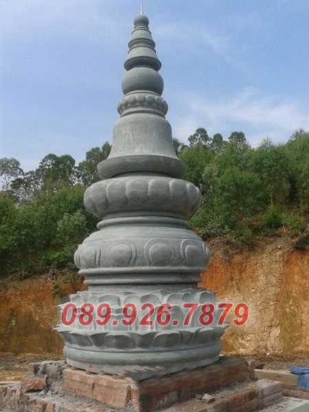 Tháp mộ đá - Mẫu mộ tháp đá lục giác để tro cốt ông bà bán Đồng Tháp