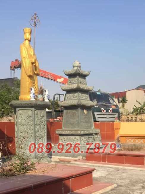 Tháp mộ đá - Mẫu mộ tháp đá lục giác để tro cốt ông bà bán Đồng Tháp