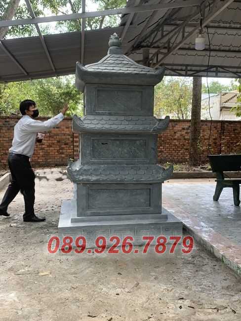 Tháp mộ đá - Mẫu mộ tháp đá lục giác để tro cốt bán Vĩnh Long