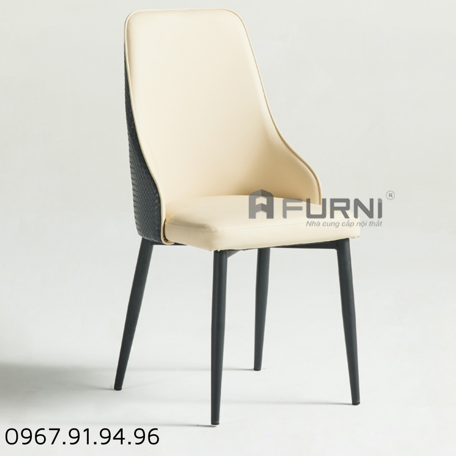 Ghế ăn gia đình nhập khẩu lưng cao nệm bọc simili  ECO 8A - P