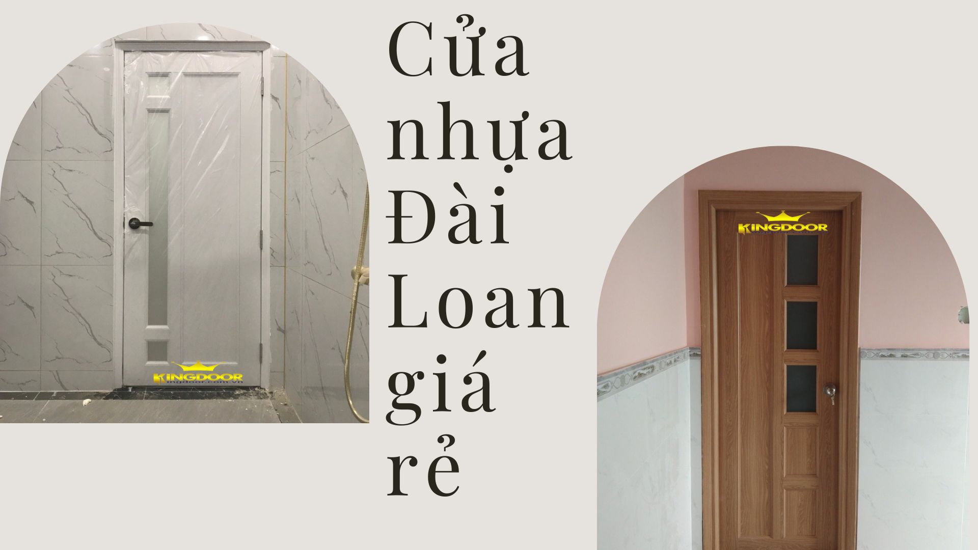 Cửa nhựa giả gỗ Đài Loan giá chỉ 1.800.000đ/bộ tại TP.HCM